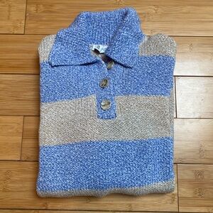 Oversized Polo Sweater